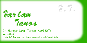 harlam tanos business card